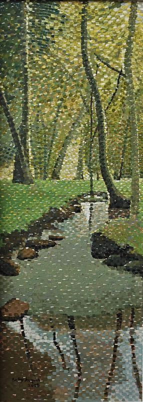 Natural Therapy Ii by Betty Acquah, acrylic on canvas