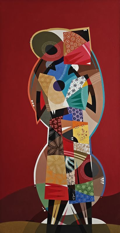 Chit Chat by Nicholas Kowalski, acrylic on canvas
