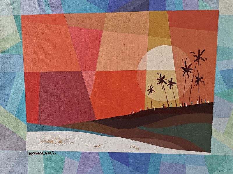 Untitled III by Nicholas Kowalski, acrylic on canvas