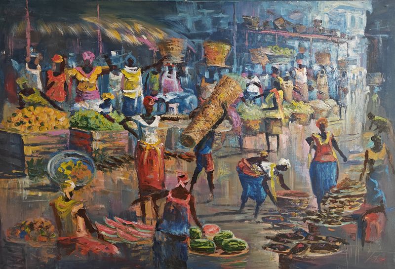 Vegetable Market Fruit by Seth Clottey